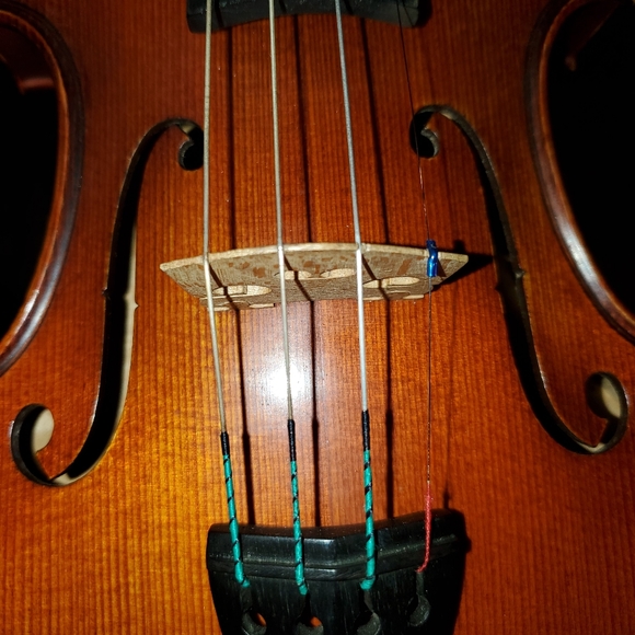 🔥 Violin- pro instrument w/ aged maple & FLAMES🔥 - Picture 7 of 11